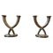 Candlesticks attributed to Gio Ponti for Christofle, Set of 2, Image 1