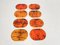 Faux Tortoise Shell Placemats in the style of Dior, Italy, 1970s, Set of 8 1