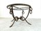 Wrought Iron Coffee Table attributed to René Drouet, 1940s 4