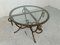 Wrought Iron Coffee Table attributed to René Drouet, 1940s 7