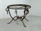 Wrought Iron Coffee Table attributed to René Drouet, 1940s 9