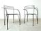 Vintage Italian Dining Chairs with Armrests, 1980s, Set of 6 9
