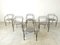 Vintage Italian Dining Chairs with Armrests, 1980s, Set of 6 2