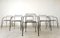 Vintage Italian Dining Chairs with Armrests, 1980s, Set of 6 4