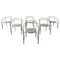 Chaises de Salle à Manger Vintage avec Accoudoirs, Italie, 1980s, Set de 6 1