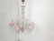 Vintage Floral Murano Glass Chandelier, 1950s 9