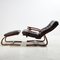 The Panter Leather Armchair and Ottoman by Arnt Lande for Westnofa, 1970s, Set of 2 4