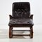 Fauteuil et Ottomane The Panter en Cuir par Arnt Lande pour Westnofa, 1970s, Set de 2 5