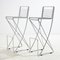 Kreuzschwinger Steel Bar Stools by Till Behrens for Schlubach, 1980s, Set of 2, Image 2