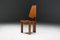 Brutalist Wooden Dining Chair, Belgium, 1970s 12