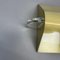 Large Swing Arm Brass & Acrylic Glass Wall Light in the style of Stilnovo, Italy, 1970s 9