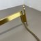 Large Swing Arm Brass & Acrylic Glass Wall Light in the style of Stilnovo, Italy, 1970s, Image 13