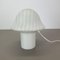 Lampe de Bureau Zebrano Mushroom en Verre attribuée à Peill & Putzler, Allemagne, 1970 5