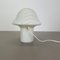 Lámpara de escritorio Zebrano en forma de hongo de vidrio atribuida a Peill & Putzler, Alemania, años 70, Imagen 12