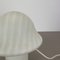 Lámpara de escritorio Zebrano en forma de hongo de vidrio atribuida a Peill & Putzler, Alemania, años 70, Imagen 7