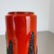 Mehrfarbige Super Color Crusty Fat Lava Vase von Scheurich, Deutschland, 1970er 13