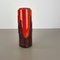 Super Color Crusty Fat Lava Multi-Color Vase from Scheurich, Germany, 1970s 2