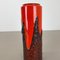 Mehrfarbige Super Color Crusty Fat Lava Vase von Scheurich, Deutschland, 1970er 7