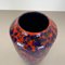Super Color Crusty Fat Lava Multi-Color Vase from Scheurich, Germany, 1970s 8