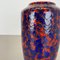 Vase Super Color Crusty Fat Lava Multicolore de Scheurich, Allemagne, 1970s 5