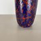 Mehrfarbige Super Color Crusty Fat Lava Vase von Scheurich, Deutschland, 1970er 13