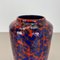 Mehrfarbige Super Color Crusty Fat Lava Vase von Scheurich, Deutschland, 1970er 7