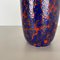 Mehrfarbige Super Color Crusty Fat Lava Vase von Scheurich, Deutschland, 1970er 3