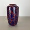 Super Color Crusty Fat Lava Multi-Color Vase from Scheurich, Germany, 1970s 14