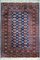 Handgewebter kaukasischer Vintage Teppich 1