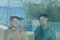 Jose Ramon Arostegui, Due pescatori, anni '70, Olio su tela, Immagine 4