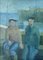 Jose Ramon Arostegui, Due pescatori, anni '70, Olio su tela, Immagine 1