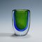 Vase with Blue and Green Layers by Vicke Lindstrand for Kosta, 1950s, Image 2