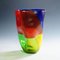 Vase Vintage Art Glass Série 4 Quarti attribué à Seguso Viro, 1990s 3