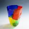 Vaso vintage Art Glass, serie 4 Quarti, attribuito a Seguso Viro, anni '90, Immagine 6