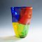Vase Vintage Art Glass Série 4 Quarti attribué à Seguso Viro, 1990s 2
