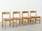 Chaises de Salle à Manger en Pin et en Rotin, 1960s 1