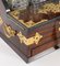 Decantador de cristal Coromandel 3 antiguo y cajón de juegos, siglo XIX. Juego de 14, Imagen 12
