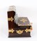 Decantador de cristal Coromandel 3 antiguo y cajón de juegos, siglo XIX. Juego de 14, Imagen 13