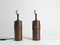 Moderne skandinavische Bronze Lampen 750 von Stig Blomberg, 1960er, 2er Set 8