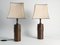 Modern Scandinavian Bronze Lamps 750 by Stig Blomberg, 1960s, Set of 2 12