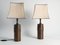 Moderne skandinavische Bronze Lampen 750 von Stig Blomberg, 1960er, 2er Set 11