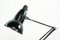 Schwarze Mid-Century Modell 1227 Anglepoise Tischlampen von Herbert Terry, 2 . Set 2