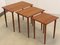 Tables Gigognes Vintage, Set de 3 2