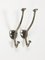 Art Nouveau Nickel Wall Hooks from Adolf Loos, Vienna, 1916, Set of 2 7