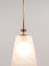 Mid-Century Brass Crown Pendant Lamp Lantern in the style of Gio Ponti, Italy, 1950s 4
