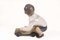 Model 1166 Boy with Car Figurine in Porcelain by Dahal Jensen, Denmark, 1950s 2