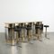 Hollywood Regency Style Cocktail Bar and Stools, Italy, 1970s, Set of 5, Image 6