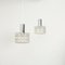Bubble Glass Pendants by Helena Tynell, 1970s, Set of 2 6
