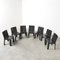 Brutalist Dining Chairs, 1970s, Set of 7, Image 2