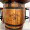 Bar de whisky Jack Daniels vintage con taburetes. Juego de 5, Imagen 6